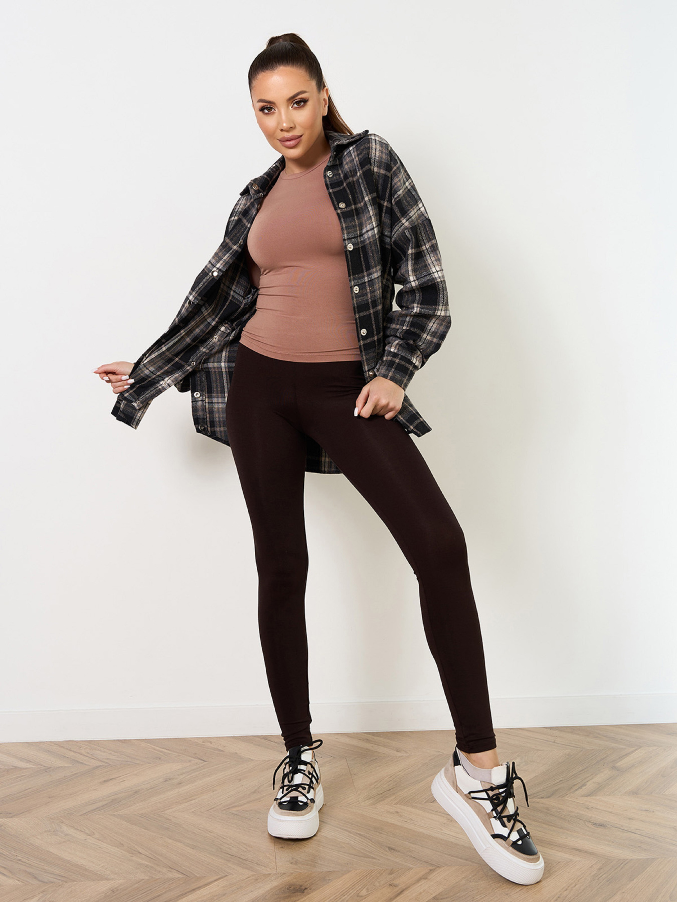 Легінси модель 15999_темно-коричневый Фото