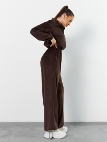 Комбинезон ISSA Plus модель SA-703_темно-коричневый Фото