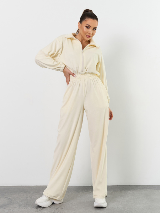 Комбінезон ISSA Plus модель SA-703_молочный Фото