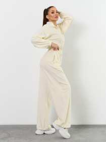 Комбинезон ISSA Plus модель SA-703_молочный Фото