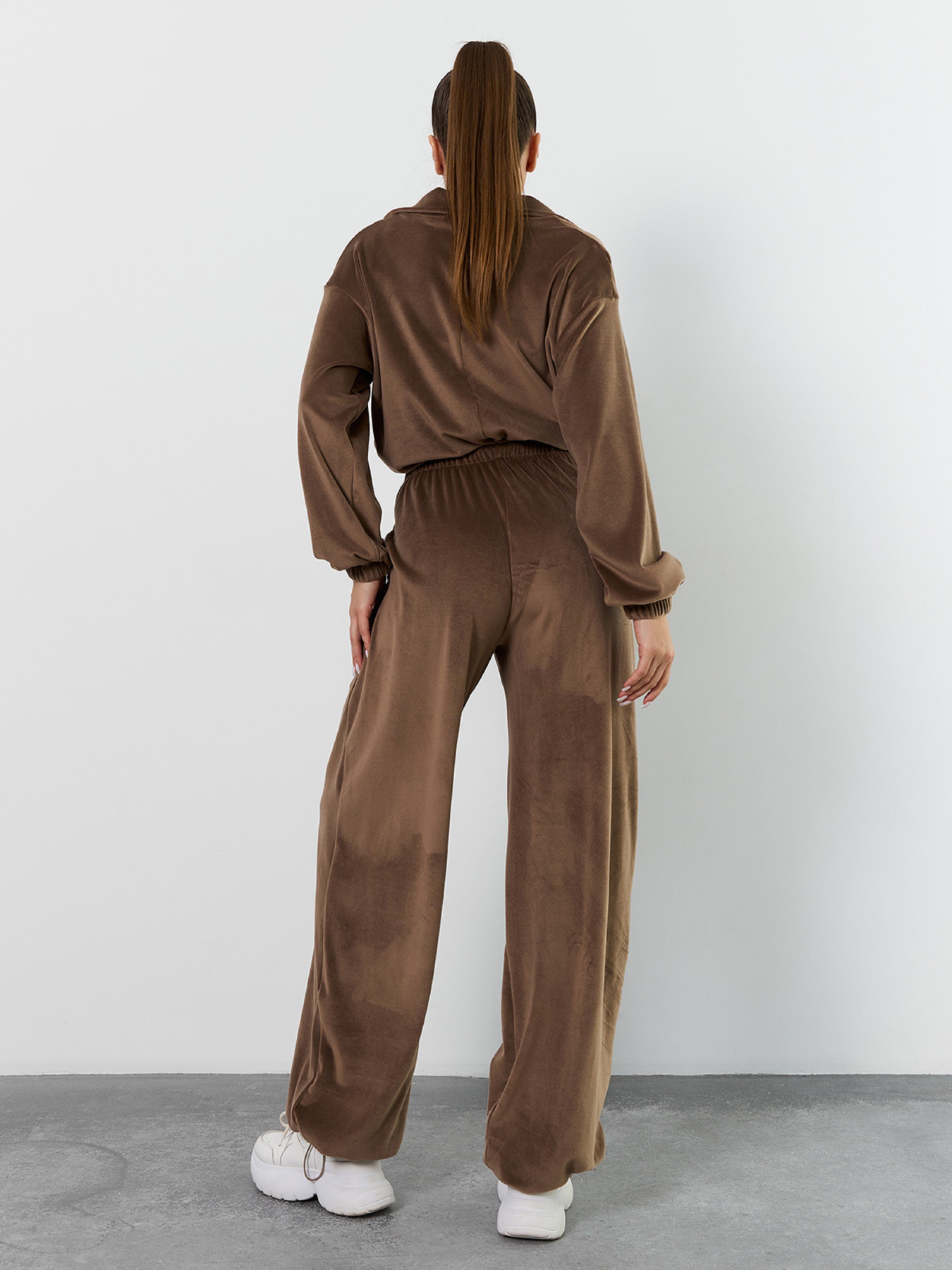 Комбинезон ISSA Plus модель SA-703_темно-бежевый Фото