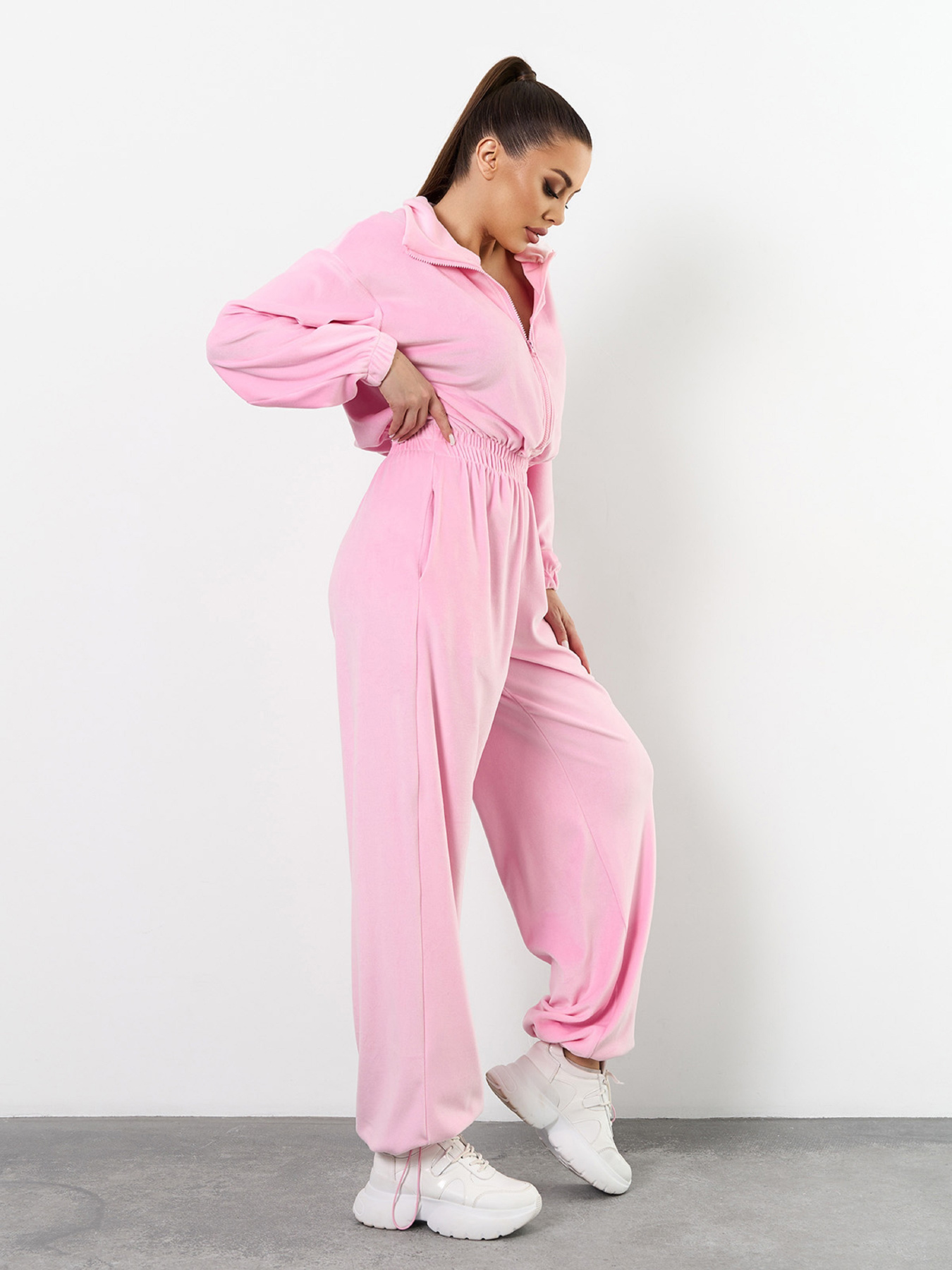 Комбинезоны модель SA-703_розовый Фото