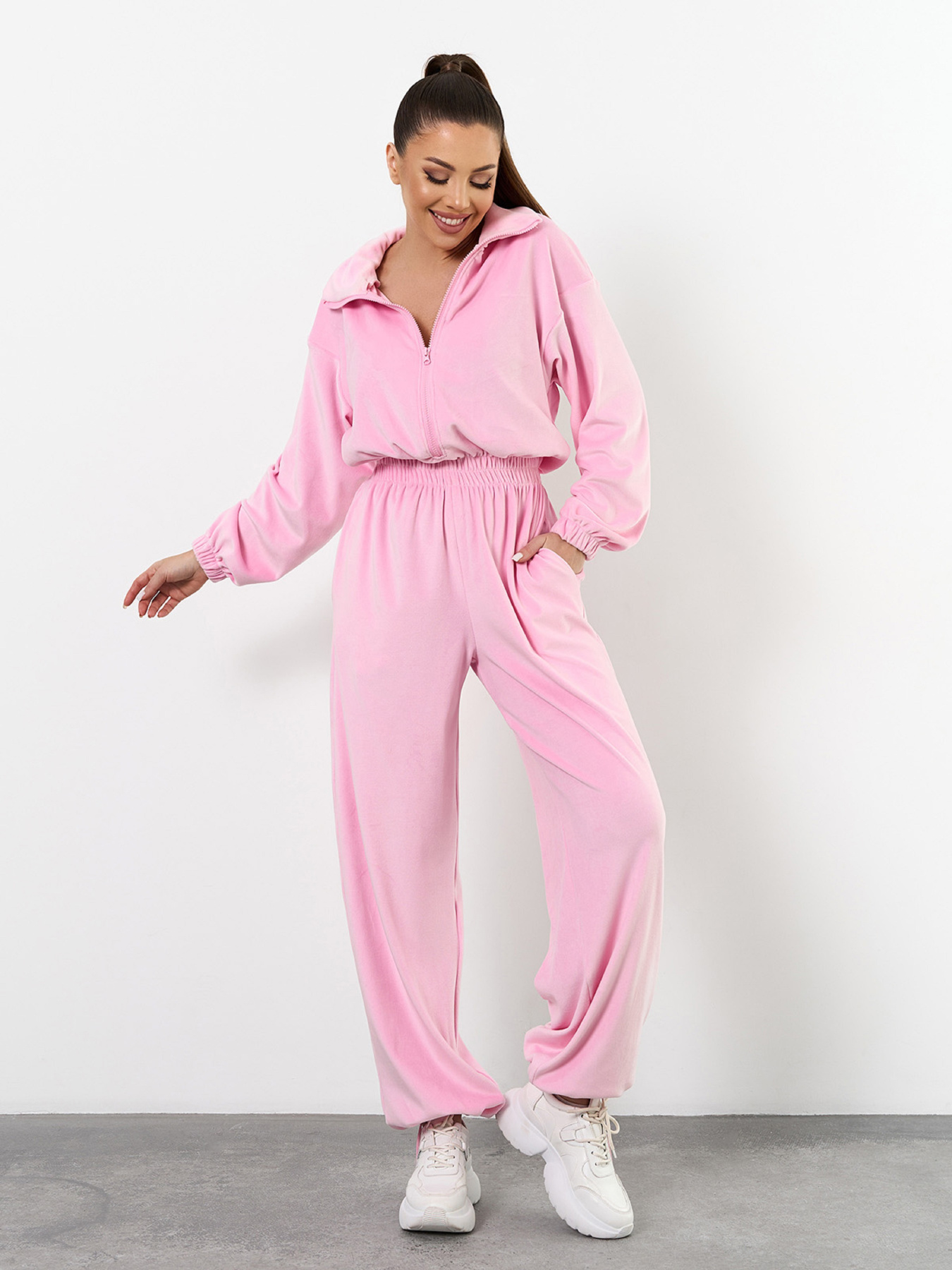 Комбинезоны модель SA-703_розовый Фото