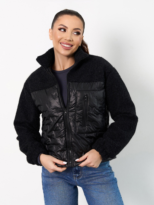 Куртки модель SA-704_черный Фото