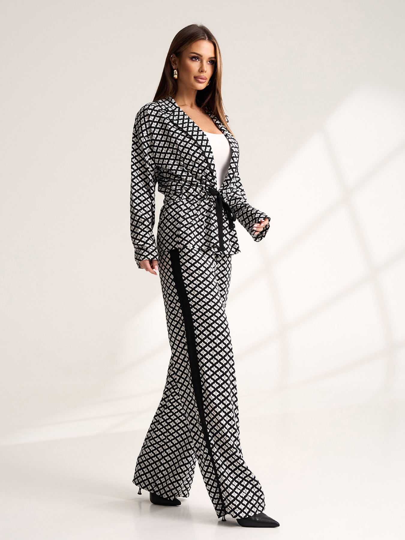 Повсякденний костюм ISSA Plus модель 15544_мультиколор Фото