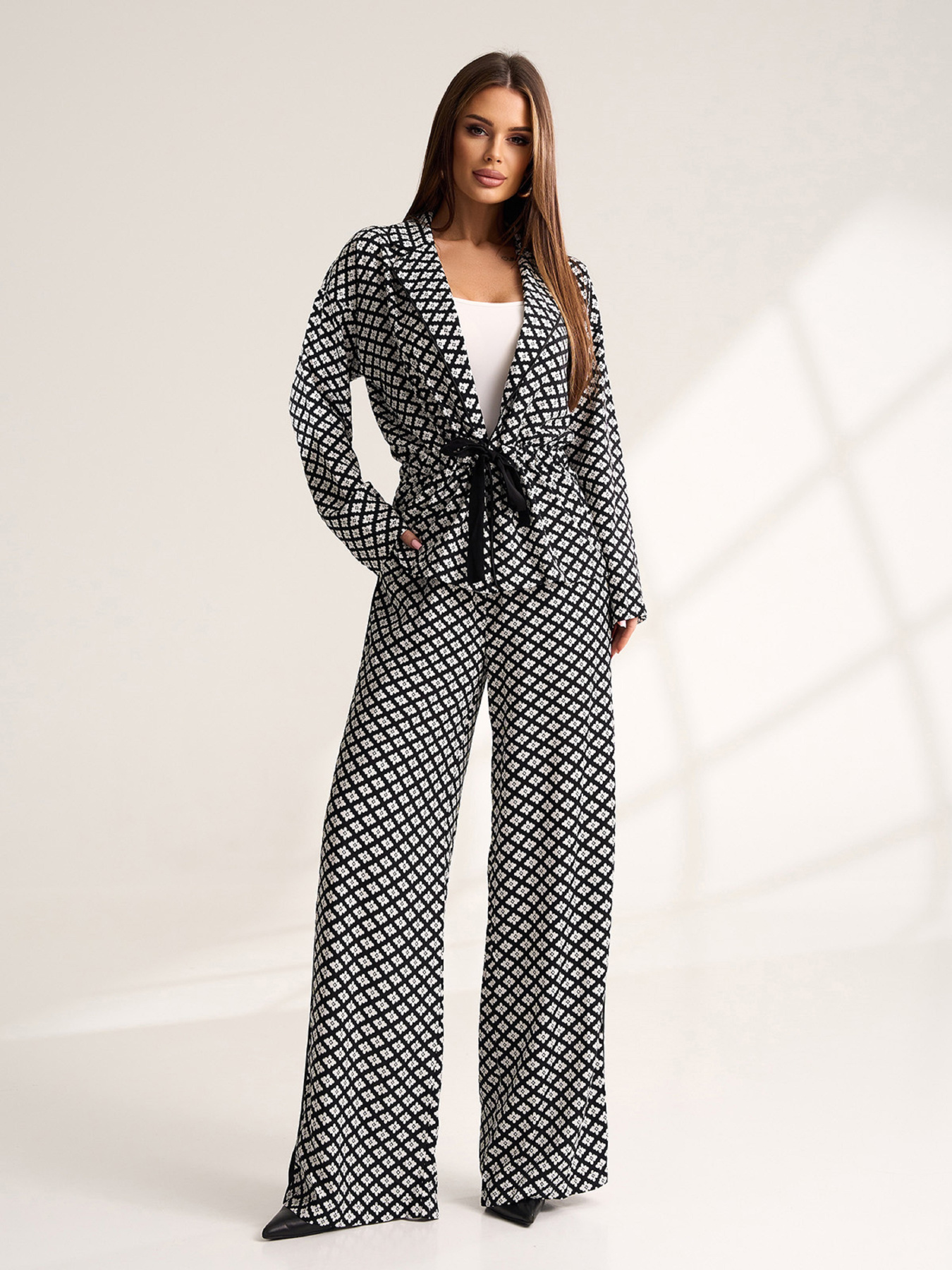 Повсякденний костюм ISSA Plus модель 15544_мультиколор Фото