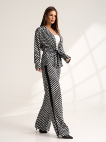 Повсякденний костюм ISSA Plus модель 15544_мультиколор Фото