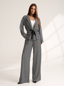 Повсякденний костюм ISSA Plus модель 15544_мультиколор Фото