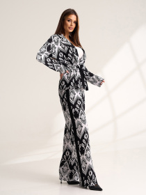 Повсякденний костюм ISSA Plus модель 15546_мультиколор Фото