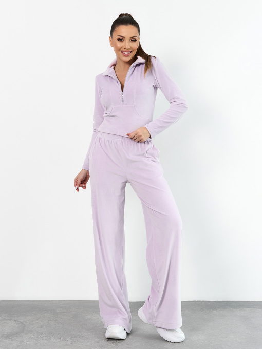 Повседневный костюм ISSA Plus модель 15342_сиреневый Фото