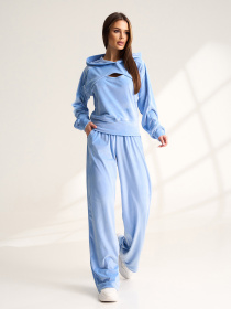 Спортивний костюм ISSA Plus модель 15526_голубой Фото