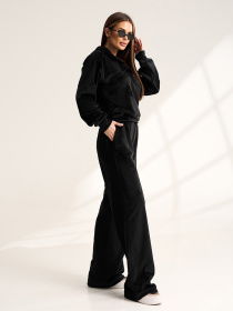 Спортивный костюм ISSA Plus модель 15526_черный Спортивный костюм ISSA Plus модель 15526_черный Фото