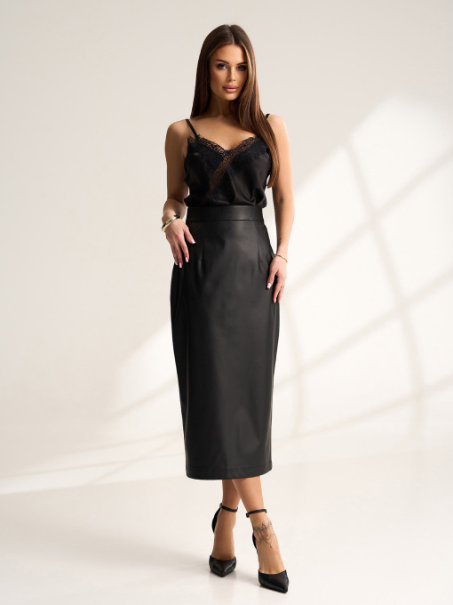 Юбки модель 15531_черный Фото