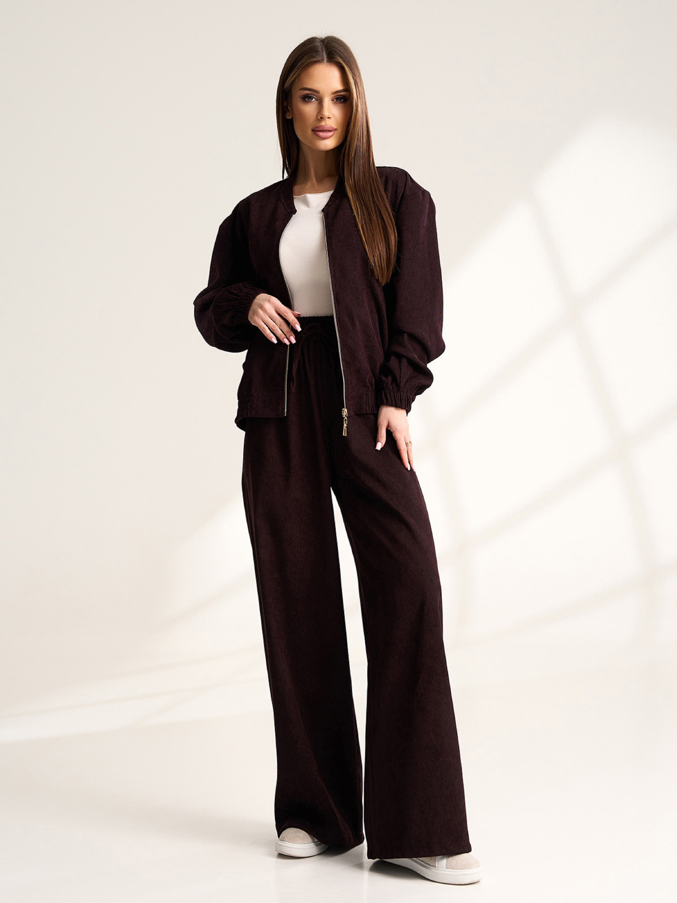 Брюки модель 15533B_темно-коричневый Брюки модель 15533B_темно-коричневый Фото