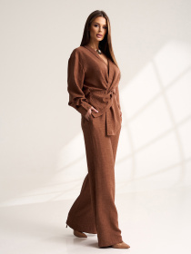 Повсякденний костюм ISSA Plus модель 15534_коричневый Фото