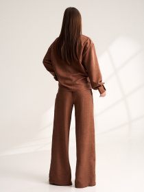 Повсякденний костюм ISSA Plus модель 15534_коричневый Фото