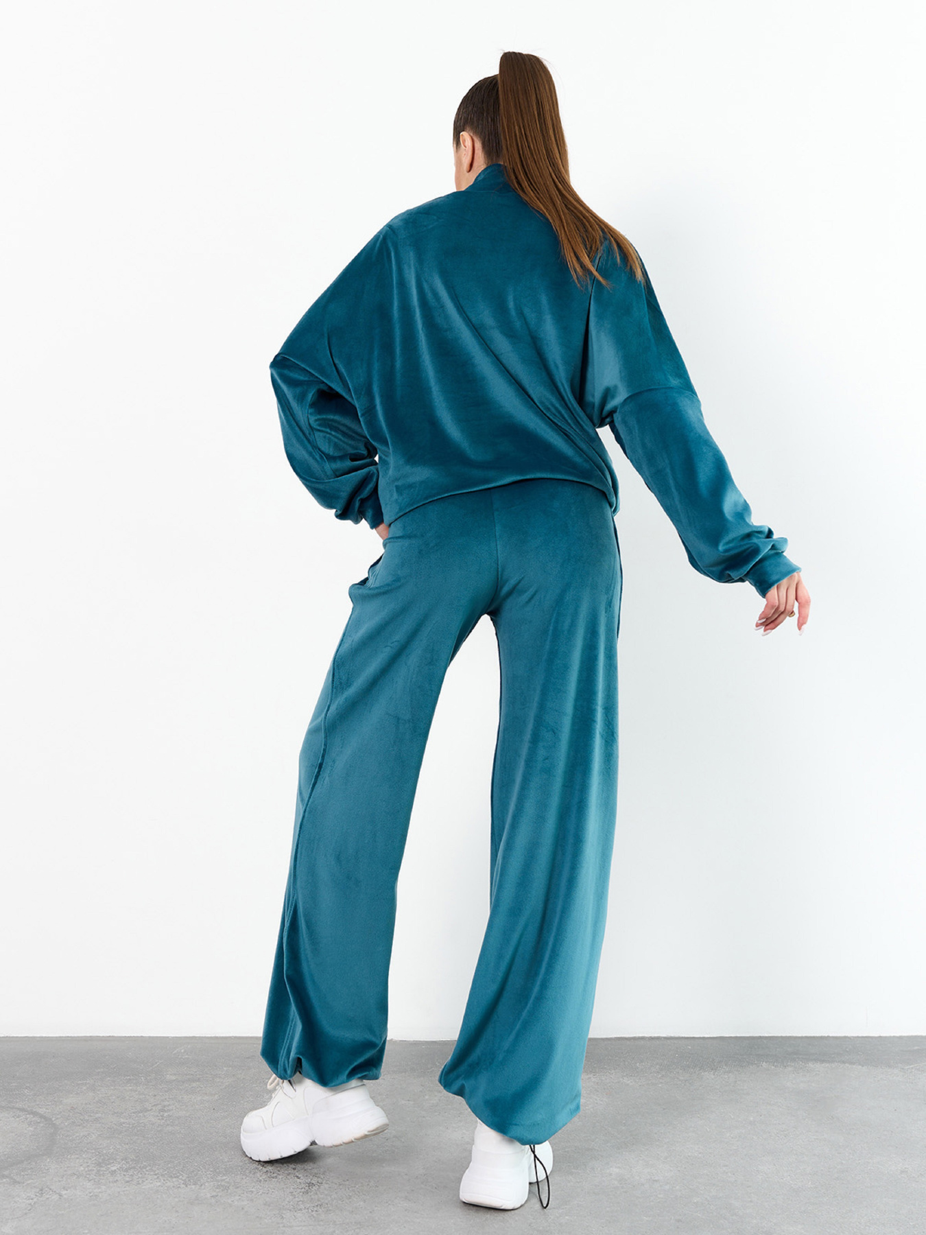 Жіночі костюми модель 15537_бирюзовый Фото