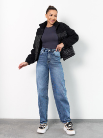 Широкі джинси ISSA Plus модель WN20-731_голубой Фото