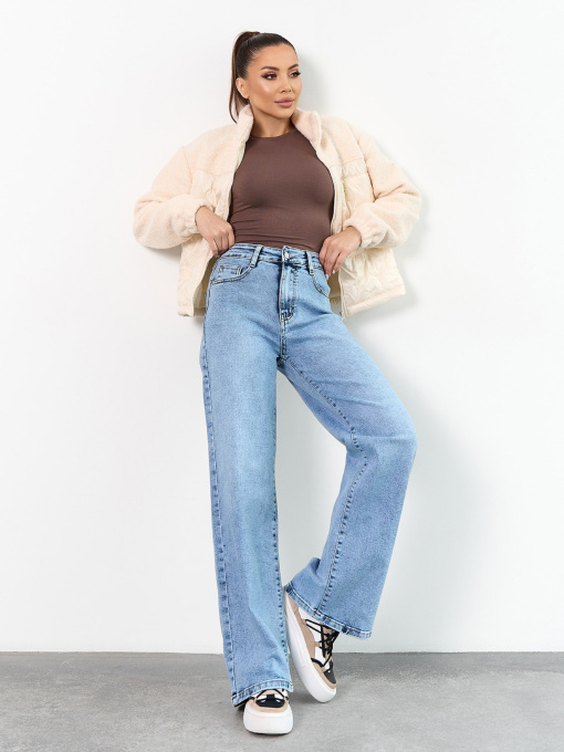 Широкі джинси ISSA Plus модель WN20-732_голубой Фото