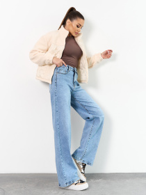 Широкі джинси ISSA Plus модель WN20-732_голубой Фото