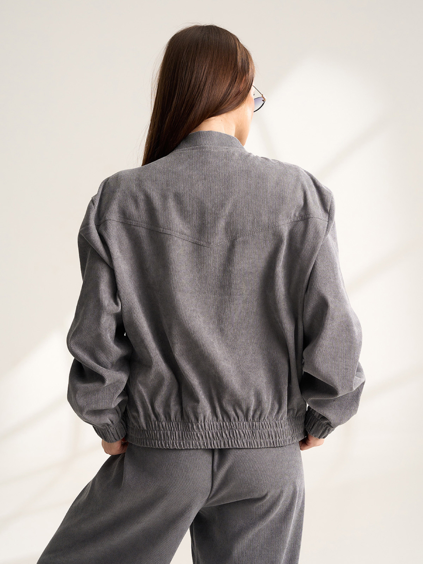 Бомбер ISSA Plus модель 15533_серый Фото