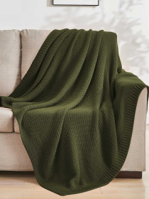 Плед - Покрывало LВязаные - Все Сезоны Коричневый Lovely Svi  модель 151025 Фото