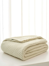 Плед - Покривало В'язані - Всі Сезони Бежевий Lovely Svi  модель 181025 Фото