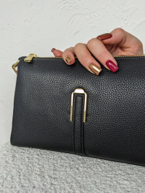 Практична та стильна жіноча сумка з якісної екошкіри модель 350015-1 Фото