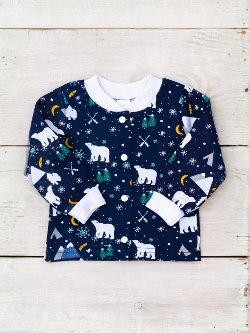 Кофточка ясельна для хлопчика, Темно-синій Носи Своє (5036-024-4) модель 5036-024-4-vedmediki Фото