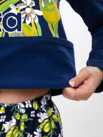 Пижама Носи своє модель 8240-024-33-olivki-na-chornilxno-sinxomu Фото