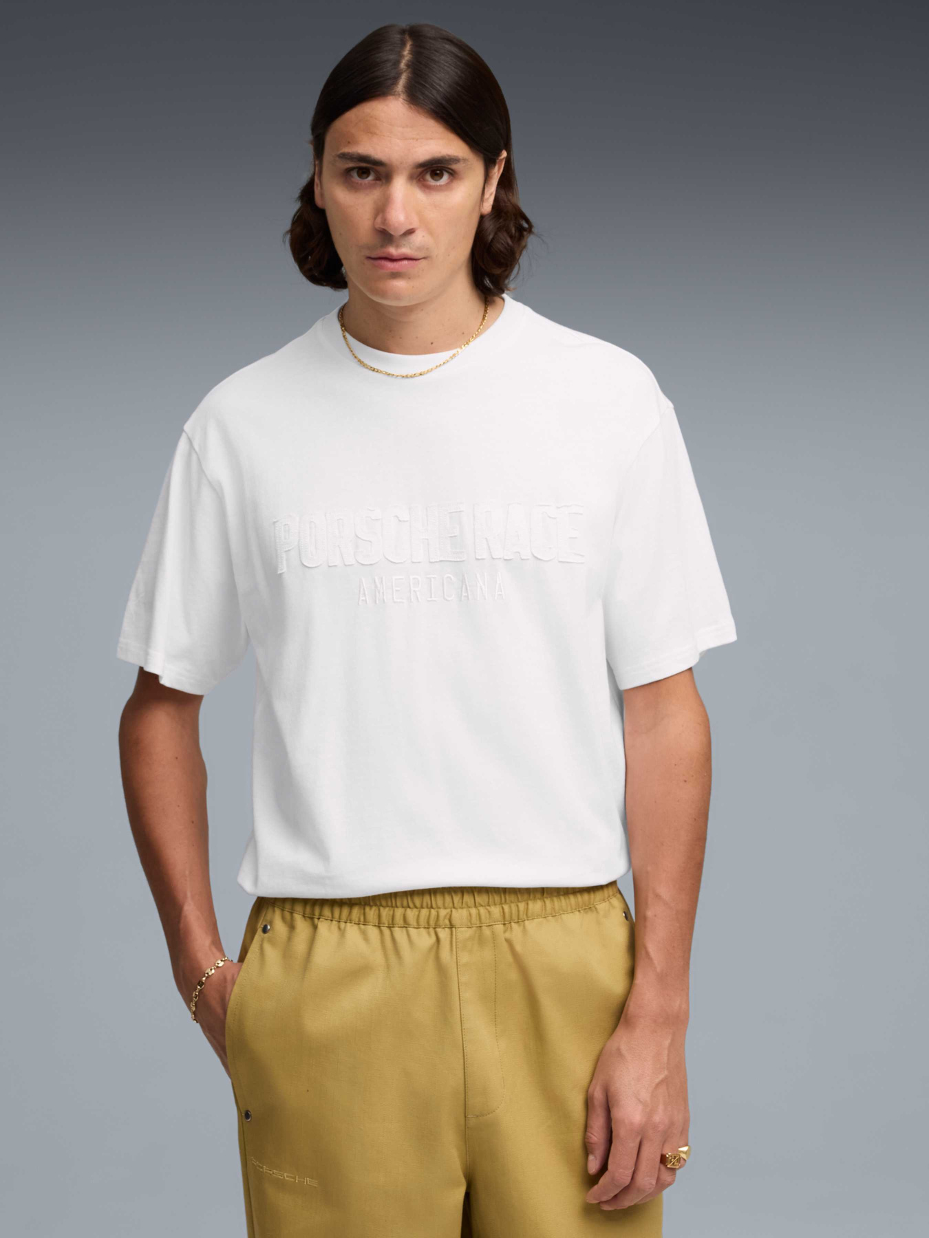 Футболка PUMA x PORSCHE LEGACY Lifestyle Tee Men модель 634484 Фото
