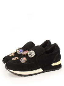 Женские слипоны в городском стиле модель 7L10-1-B240 Женские слипоны в городском стиле модель 7L10-1-B240 Фото