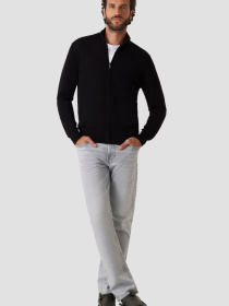 Мужской черный шерстяной кардиган модель M5RR38.Z3LZ0;JBLK Фото