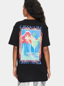 Футболка GUESS модель W4GI19.JA914;JBLK Футболка GUESS модель W4GI19.JA914;JBLK Фото