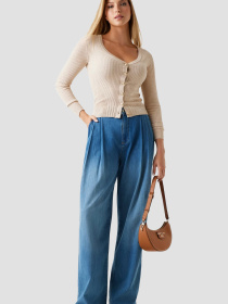 Женский бежевый кардиган модель W5BR16.Z3OW2;H142 Фото