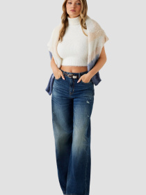 Женский белый топ модель W5BR57.Z3BH0;G1O6 Фото