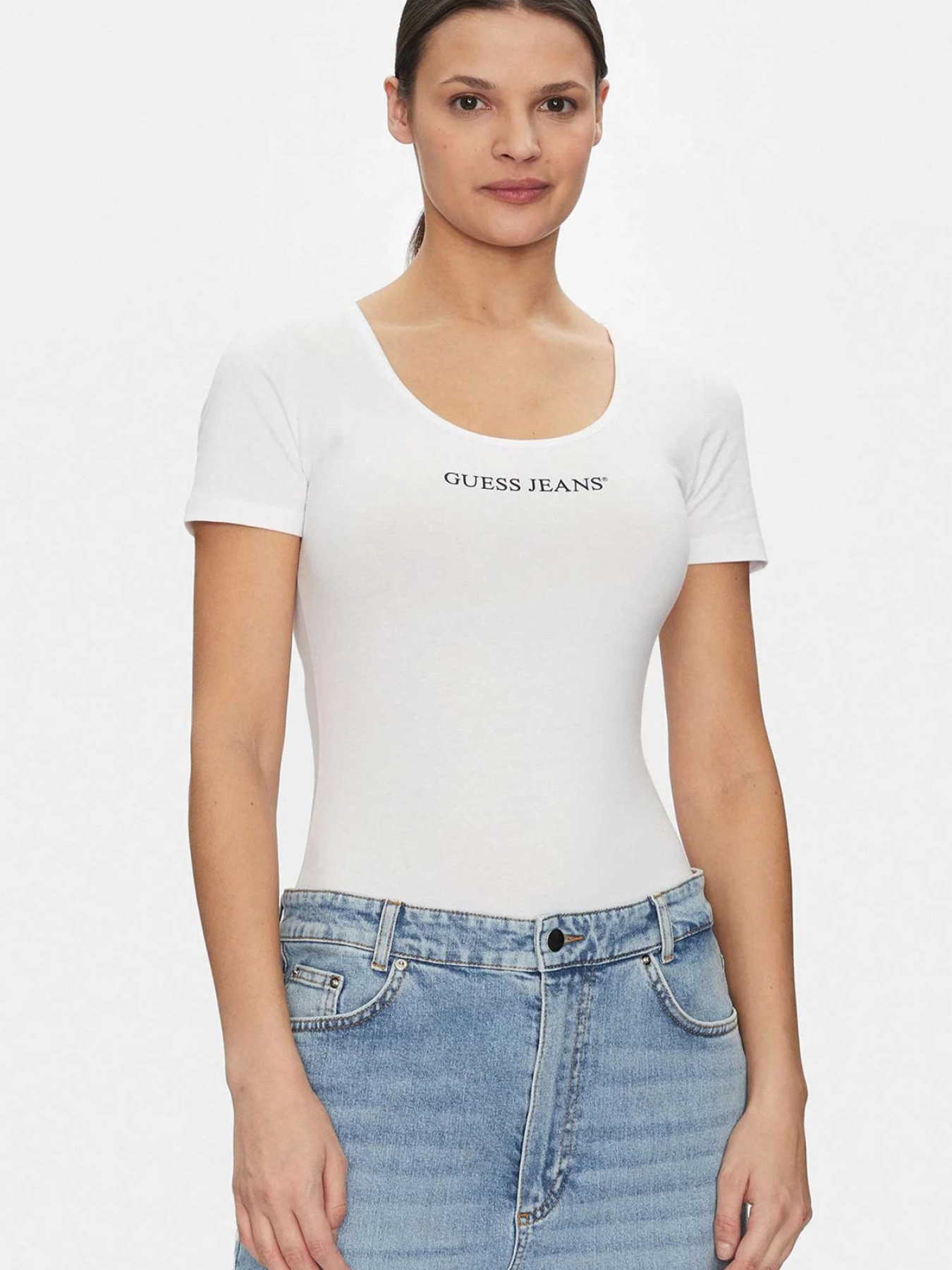 Женское белое боди модель W5GP25.J1314;G011 Фото