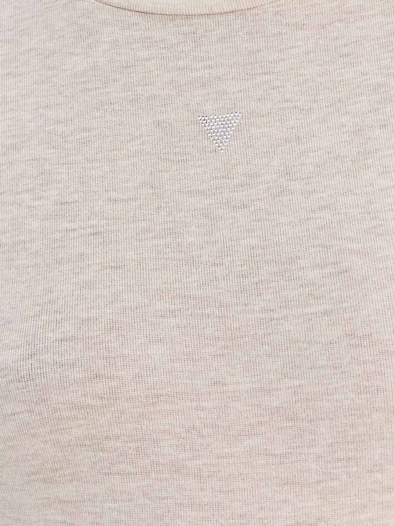 Женская бежевая футболка модель W6RP99.KCNH2;G9B8 Фото