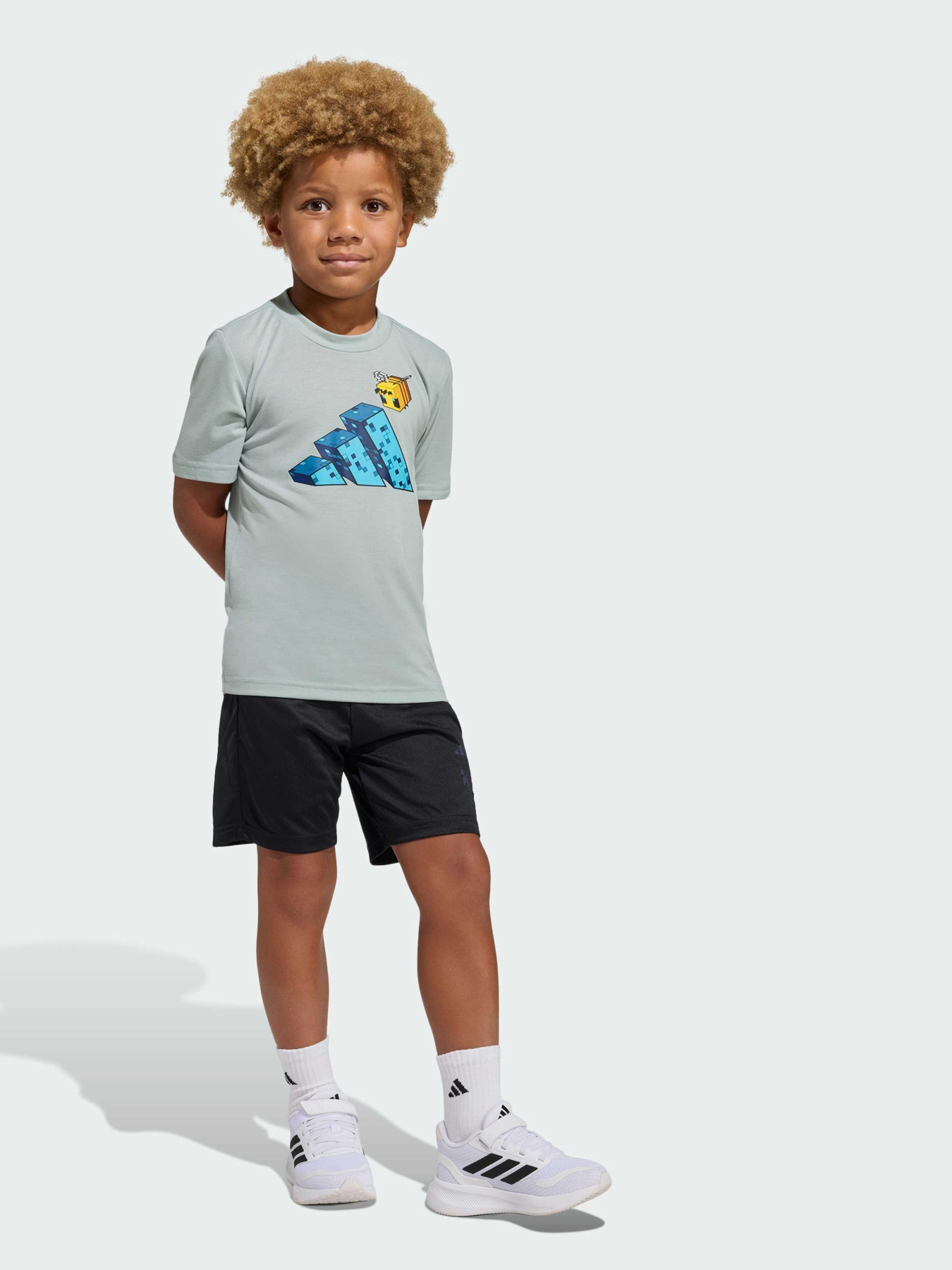 Комплект: футболка та шорти ADIDAS MINECRAFT TRAINING SUMMER модель KD0978 Фото