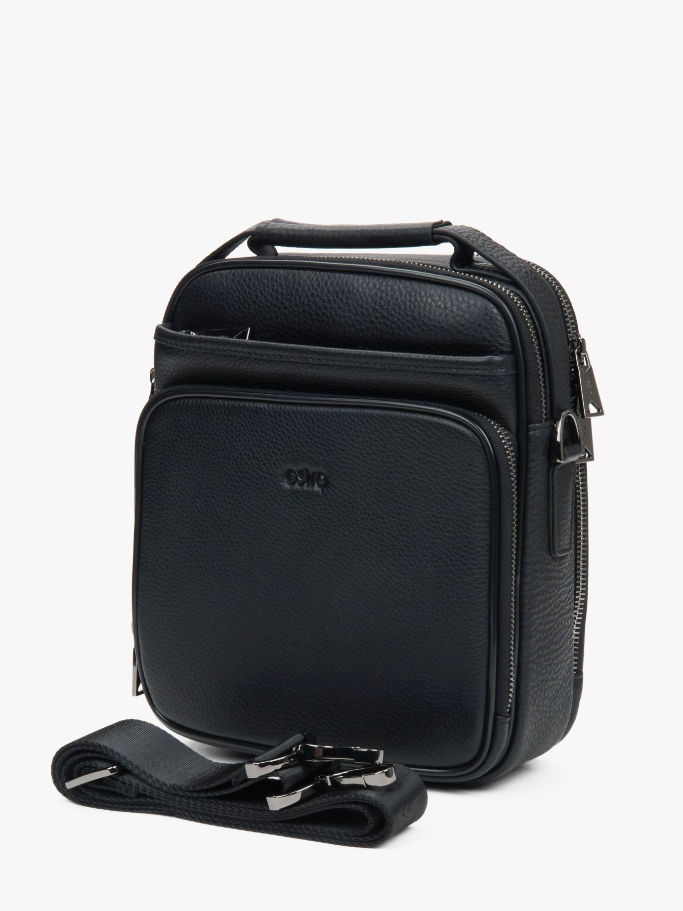 Сумка через плече ESTRO 2051-4-101, колір чорний модель 2051-4-101 Фото