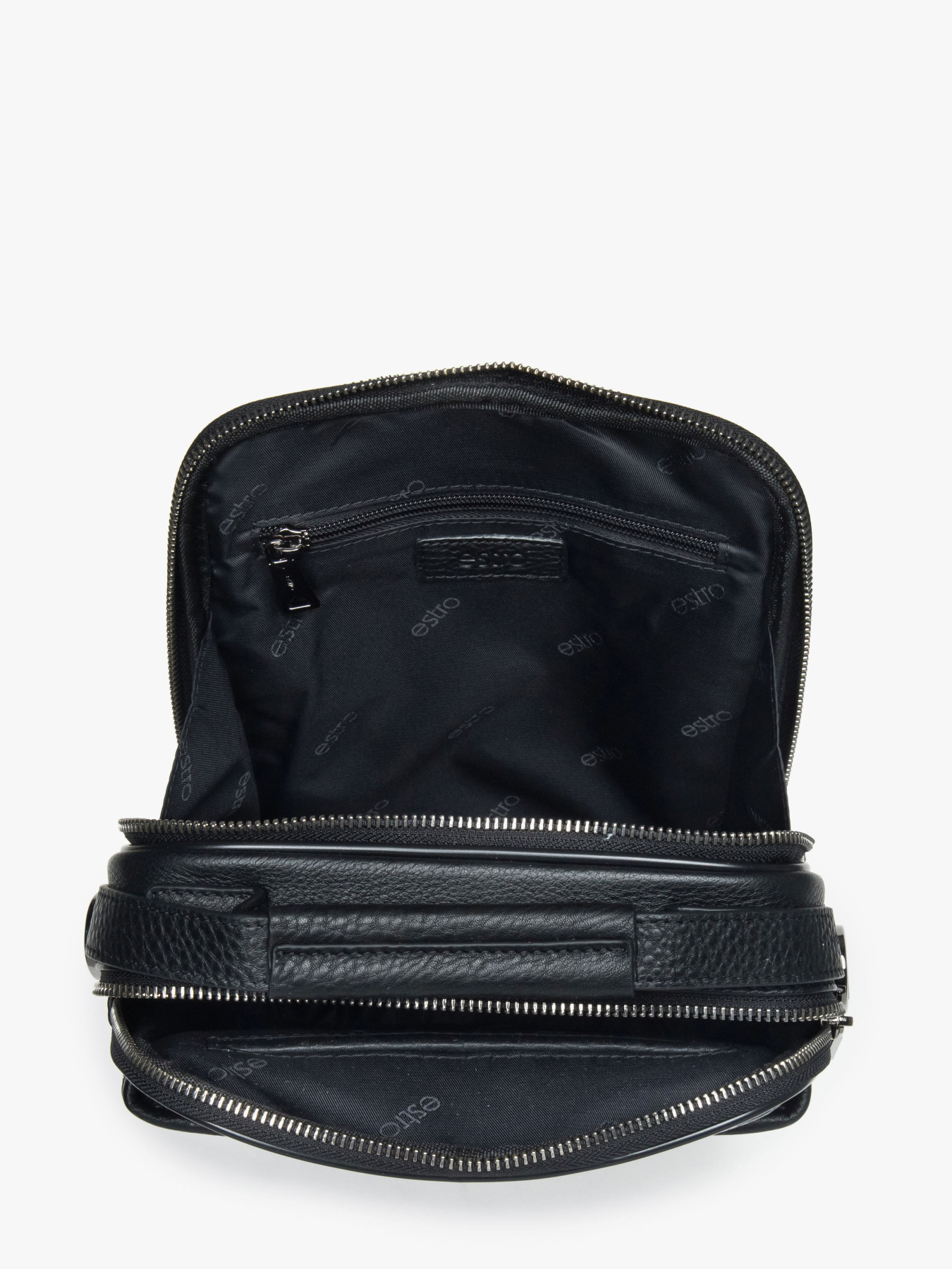 Сумка через плече ESTRO 2051-4-101, колір чорний модель 2051-4-101 Фото