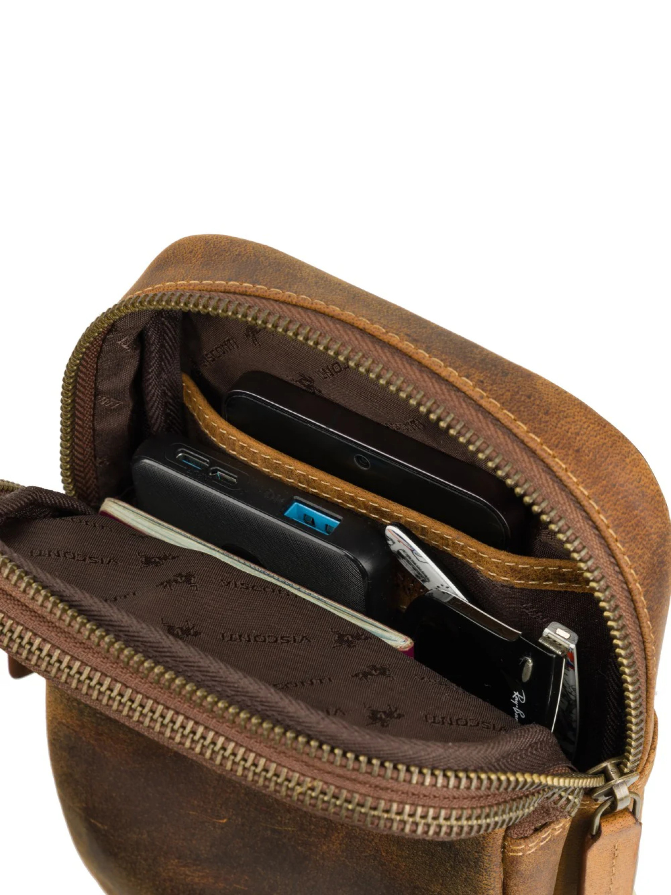 Крос-боді модель S42 OIL TAN Фото