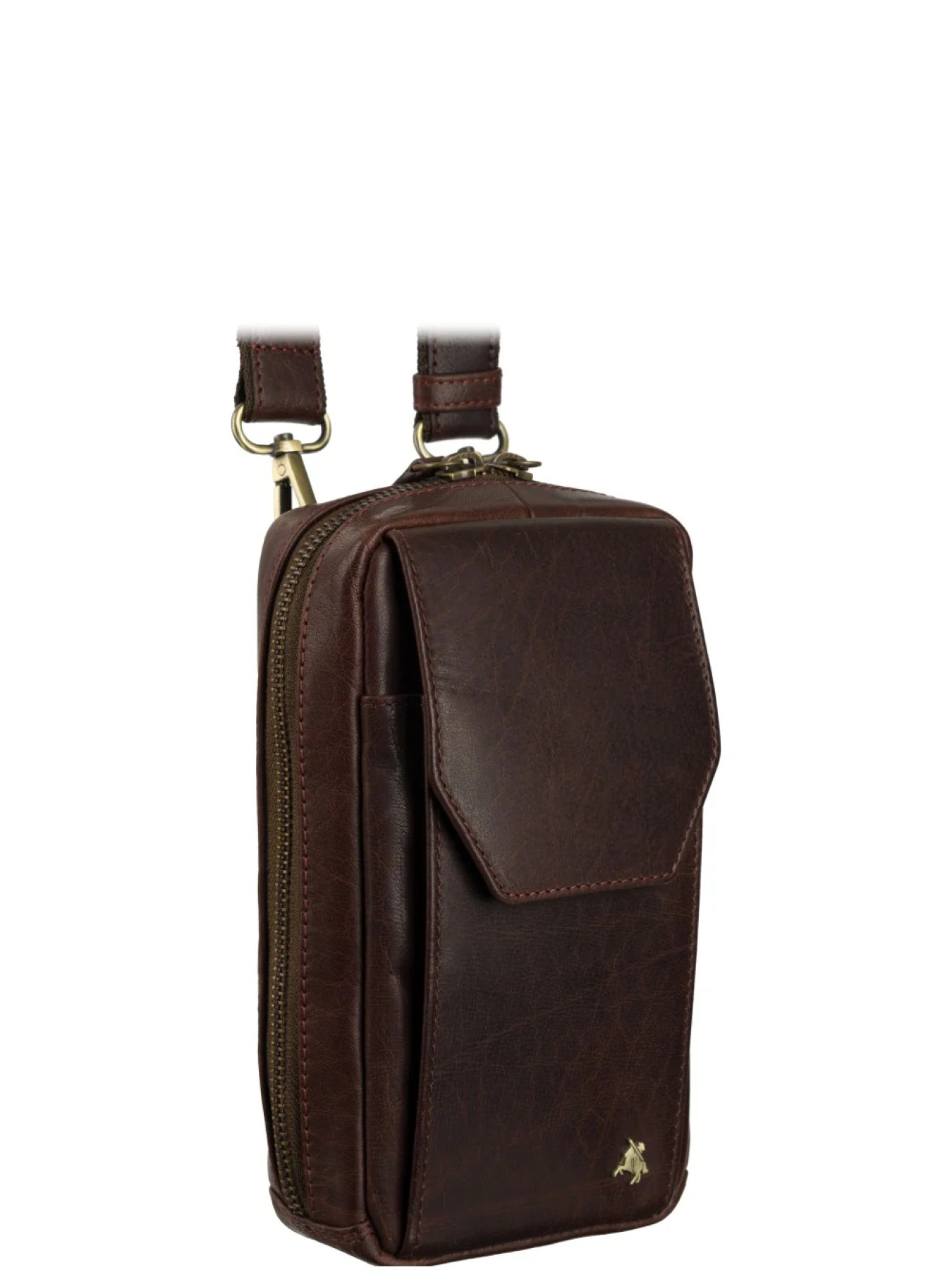 Кросс-боди Visconti модель S45 BRN Фото