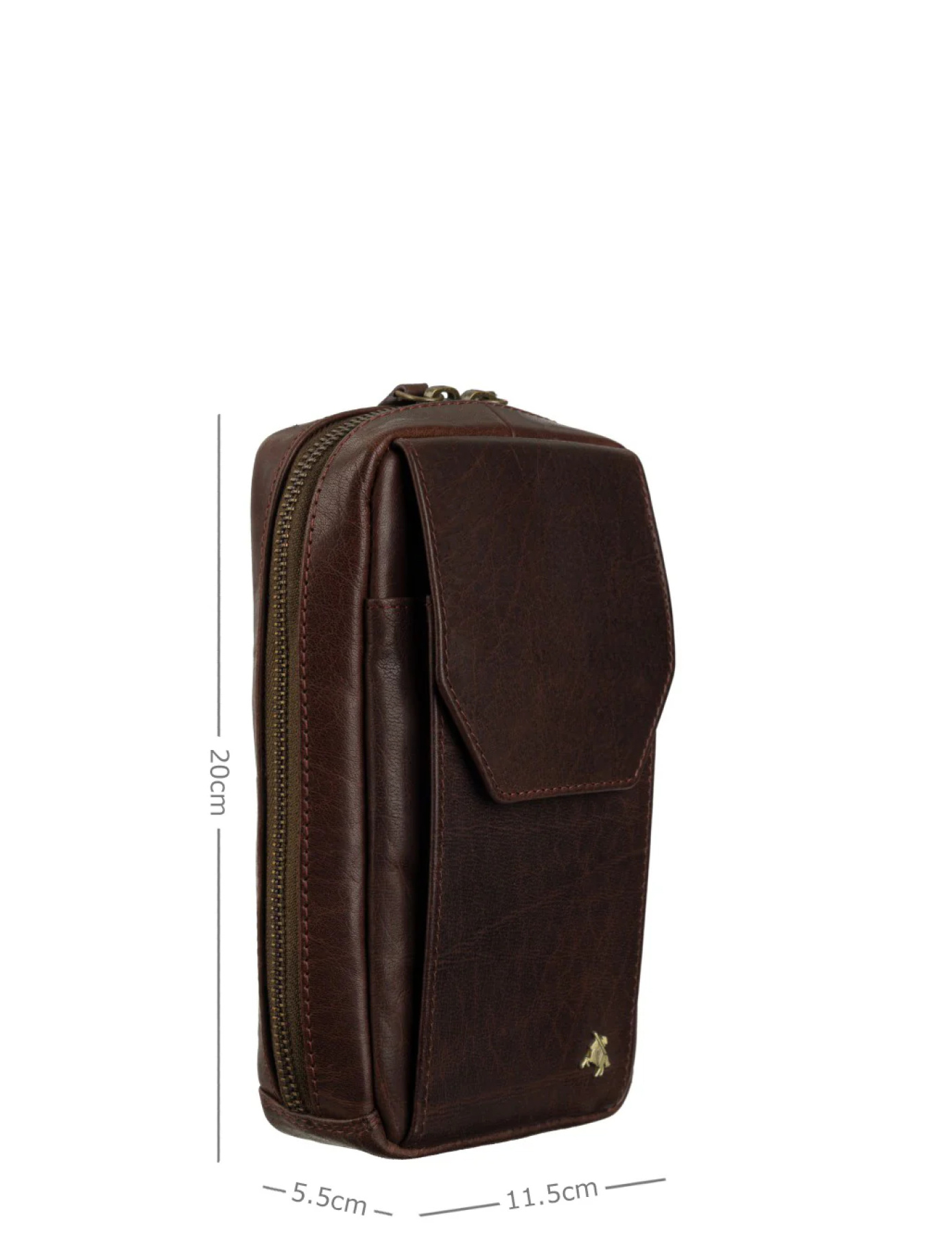 Кросс-боди Visconti модель S45 BRN Фото