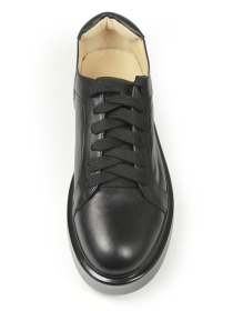 Женские кеды на платформе из натуральной кожи модель 365-771-A8 Фото