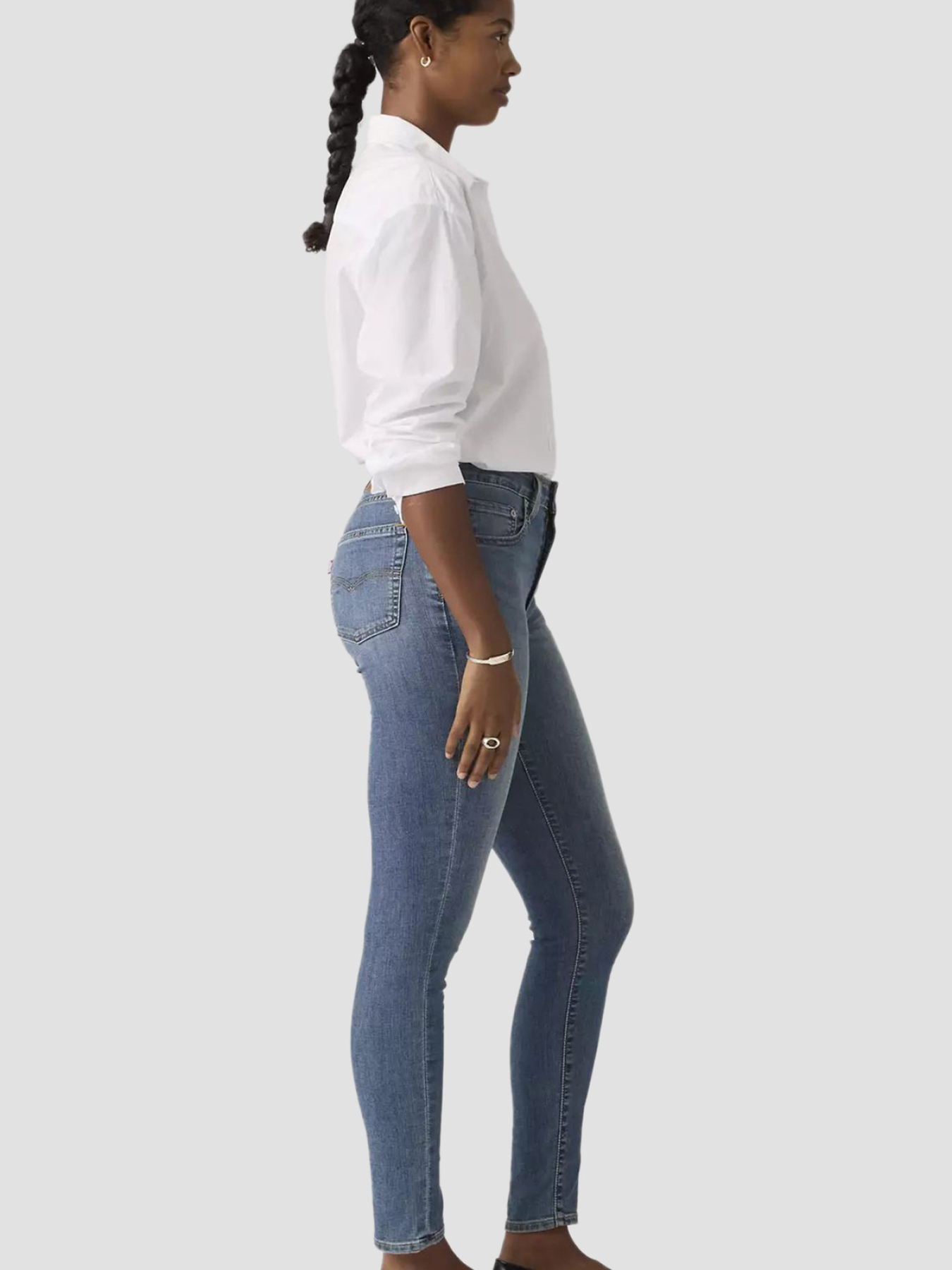 Женские синие джинсы 721™ High Rise модель 18882;0932 Фото