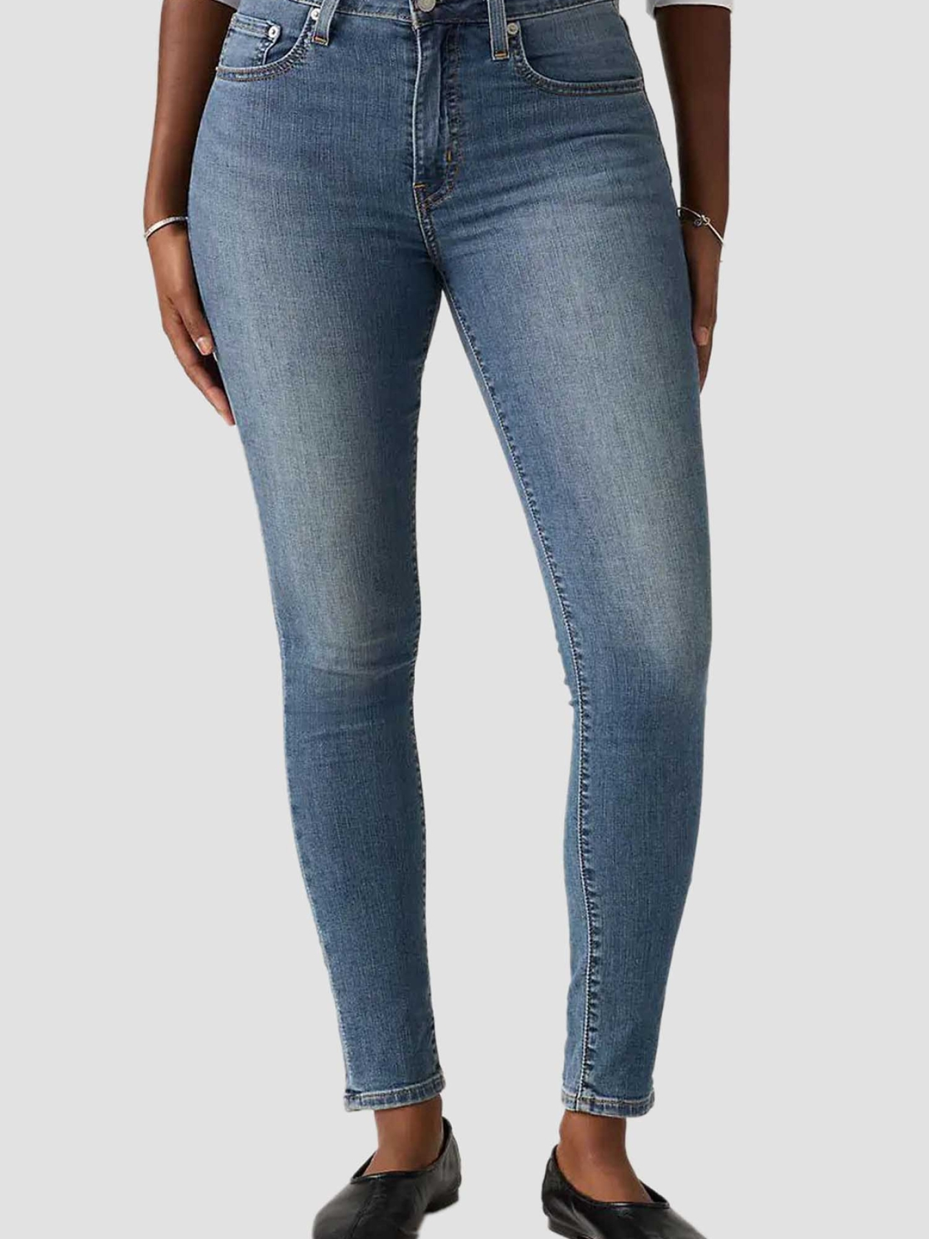 Женские синие джинсы 721™ High Rise модель 18882;0932 Фото