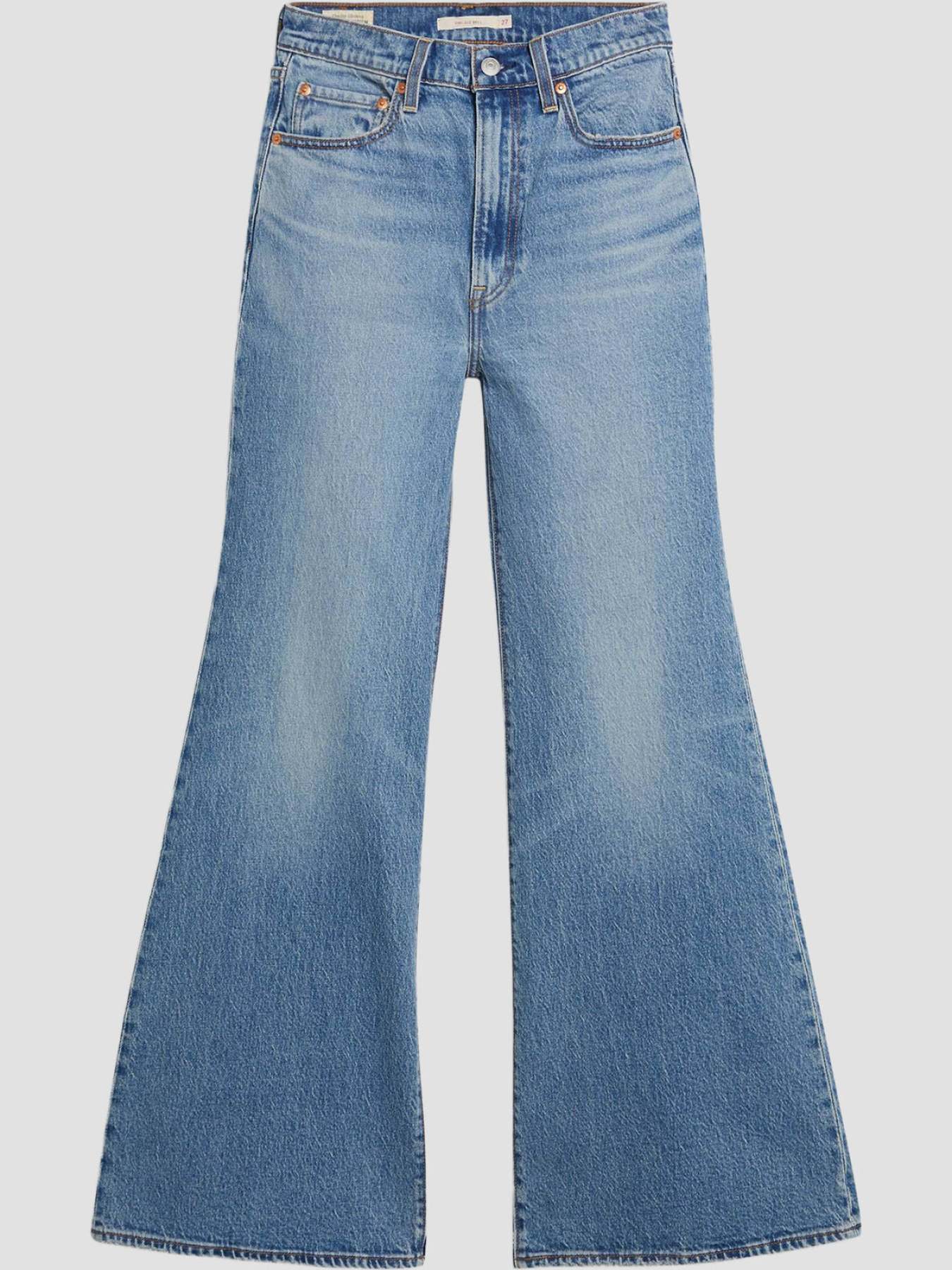 Женские голубые джинсы Ribcage Bell модель A7503;0020 Фото