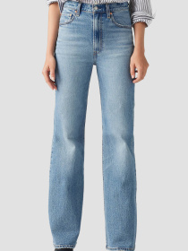 Женские голубые джинсы Ribcage Bell модель A7503;0020 Фото