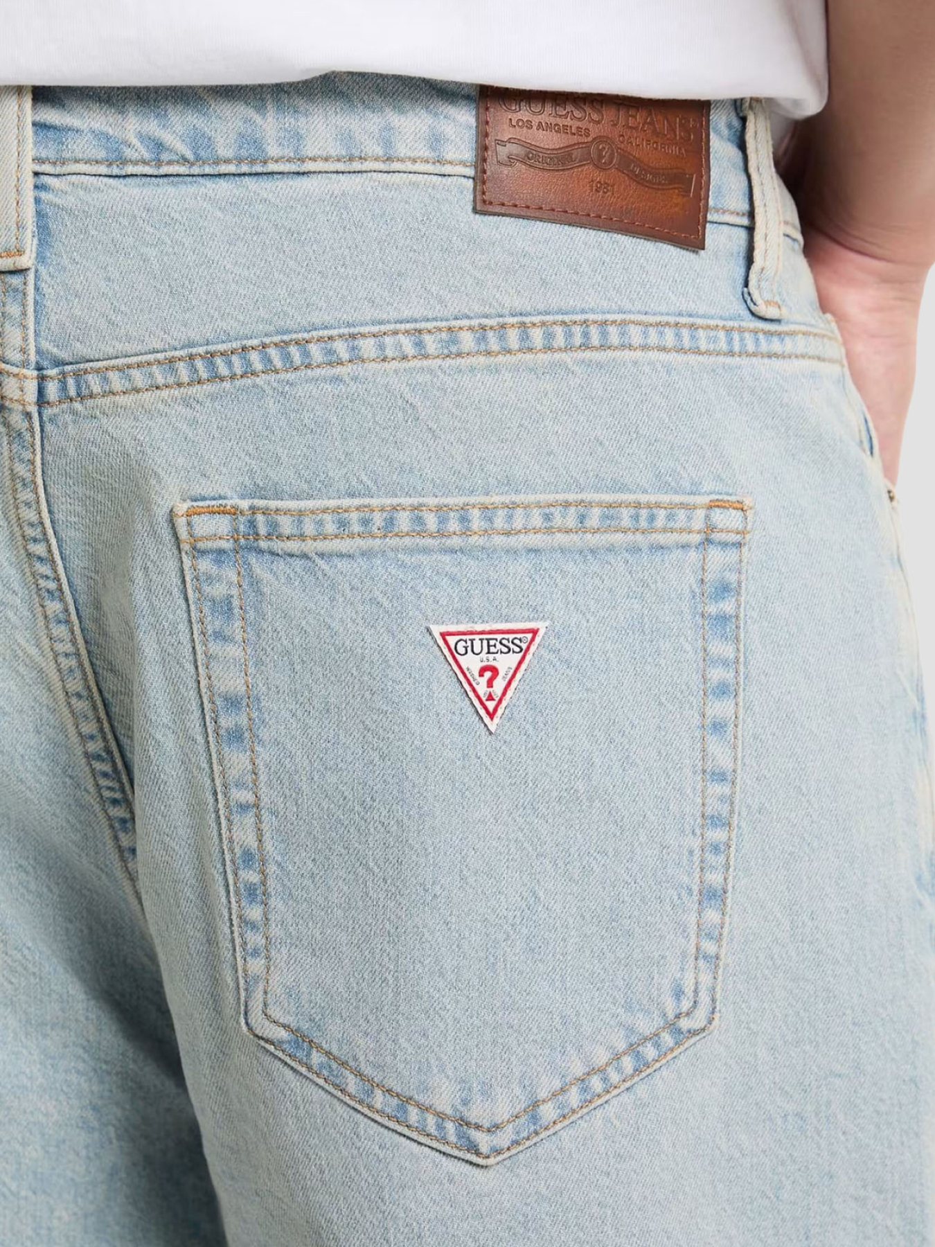 Джинсовые шорты Guess Jeans модель M4YD37.D5M51;GAL1 Фото